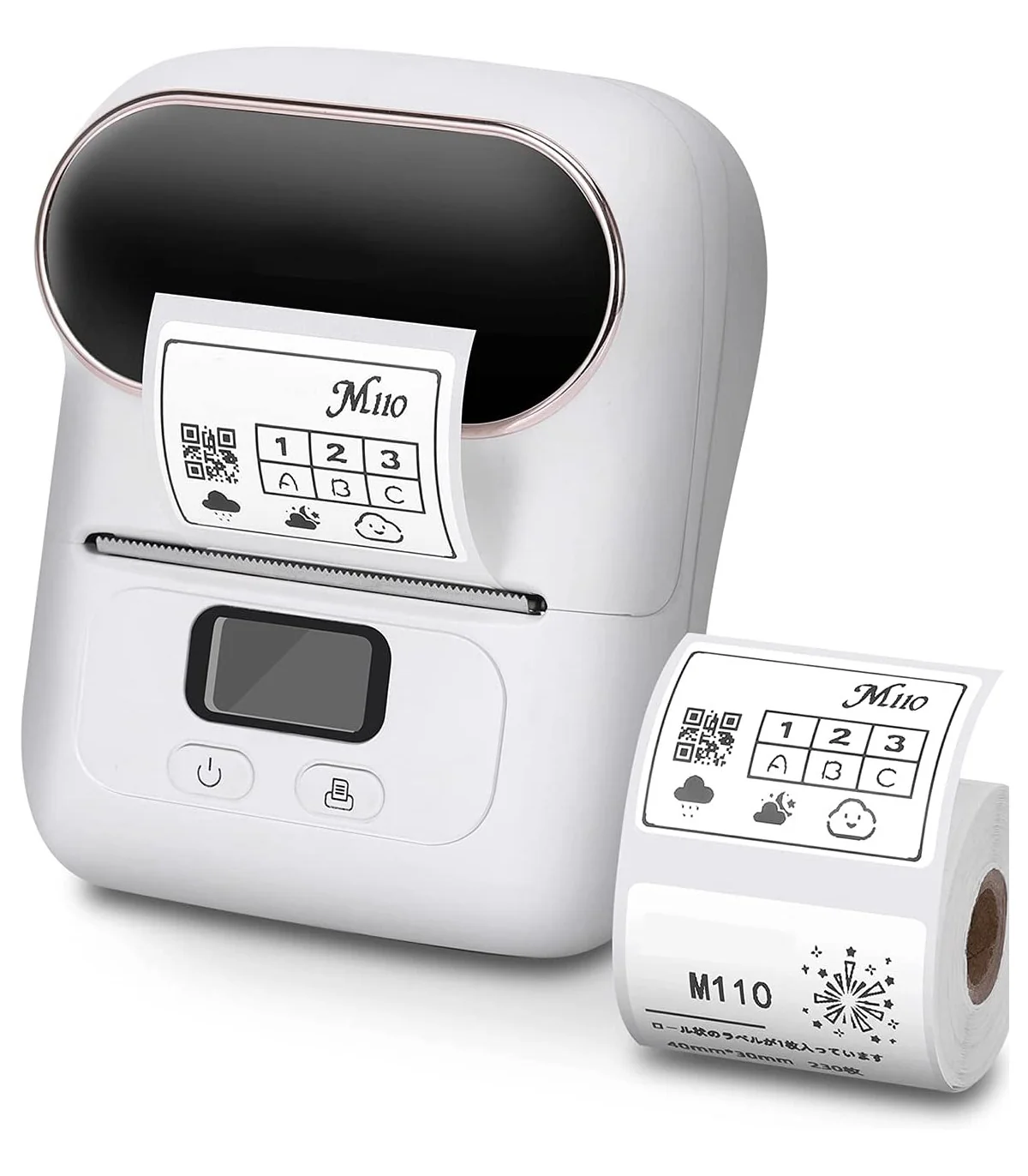 Máy in nhãn mini M110, Bluetooth, cầm tay di động | AIMO Việt Nam