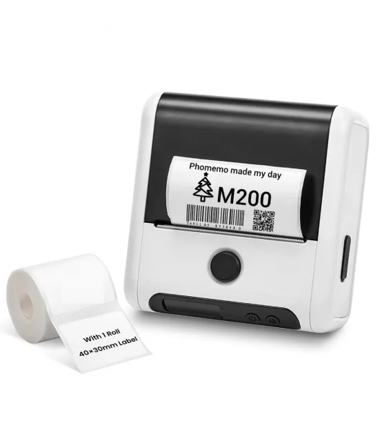 Máy in nhãn mini M200, Bluetooth, cầm tay di động | AIMO Việt Nam