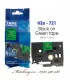 Nhãn HZe-721 (TZe-721), 9mm X 8m, Chữ đen - nền xanh lá | AIMO Việt Nam