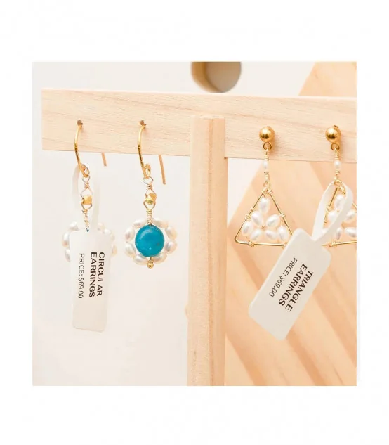 Nhãn Trang Sức 30 X 25mm, Màu Trắng, KTJ-F3025-45-100 | AIMO Việt Nam