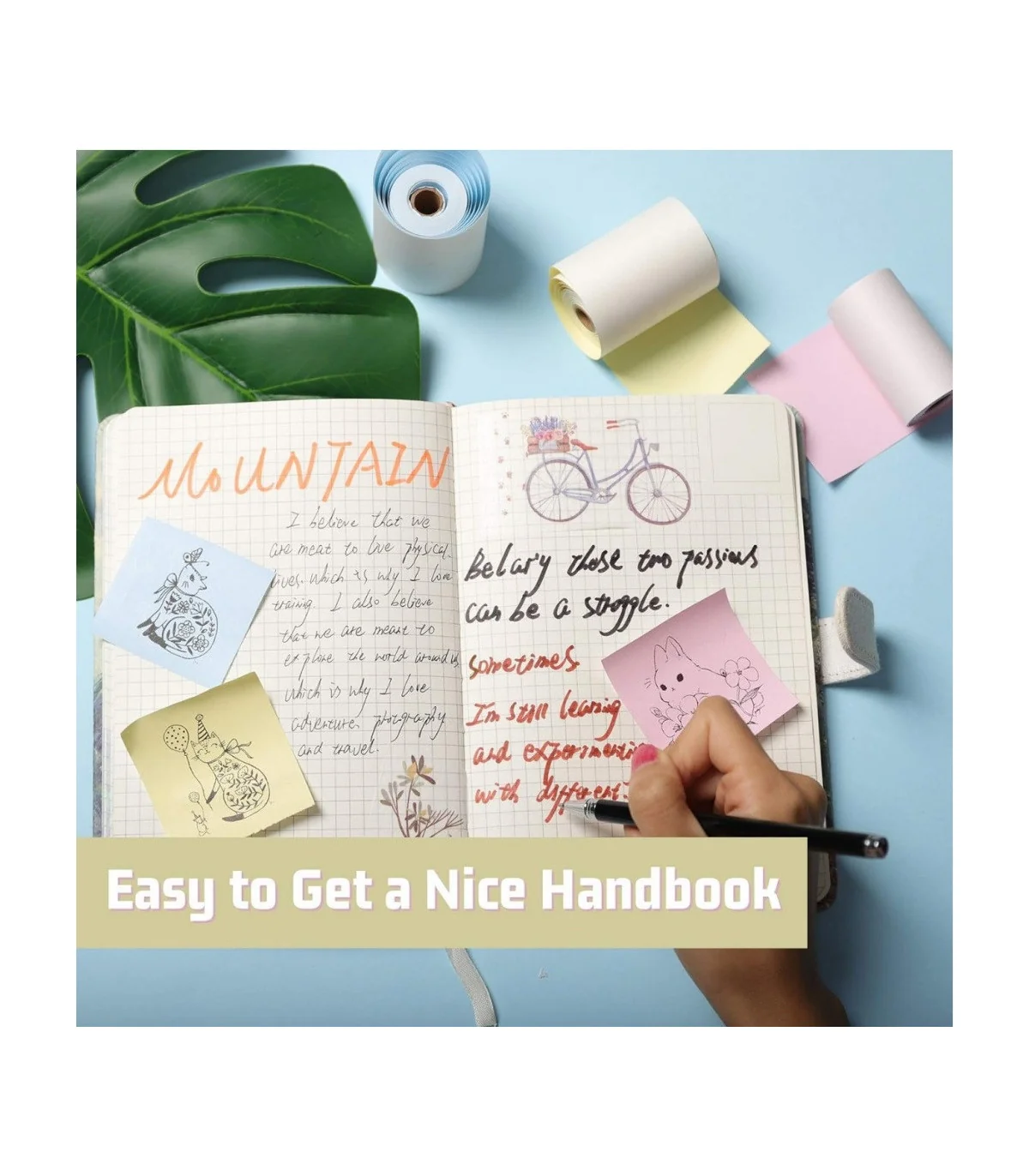 Giấy in nhiệt Vàng/Hồng/Xanh cho T02, 53mm X 6.5m, KT-RMYPB, không keo | AIMO Việt Nam