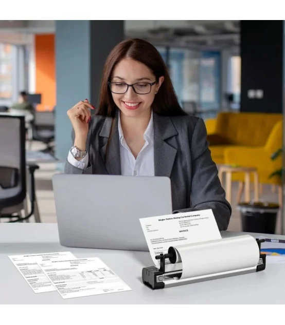 Giấy in nhiệt A4 dạng cuộn cho M831 | AIMO Việt Nam