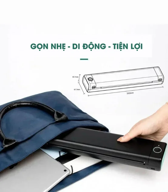 Máy in A4 di động AIMO M08F | AIMO Việt Nam