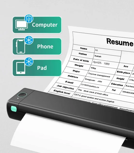 Máy in A4 di động AIMO M08F | AIMO Việt Nam