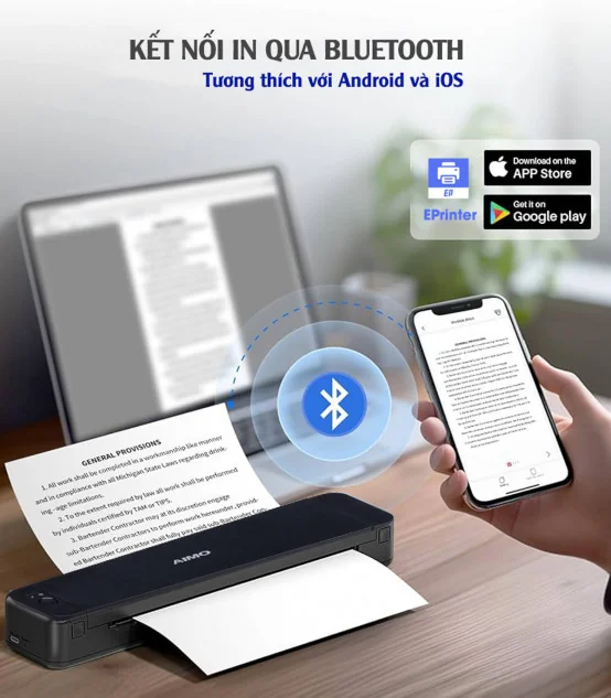 Máy in A4 di động AIMO P832 | AIMO Việt Nam
