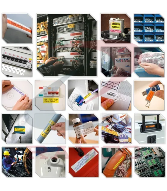 Nhãn HZe-921 (TZe-921), 9mm X 8m, Chữ đen - nền bạc | AIMO Việt Nam