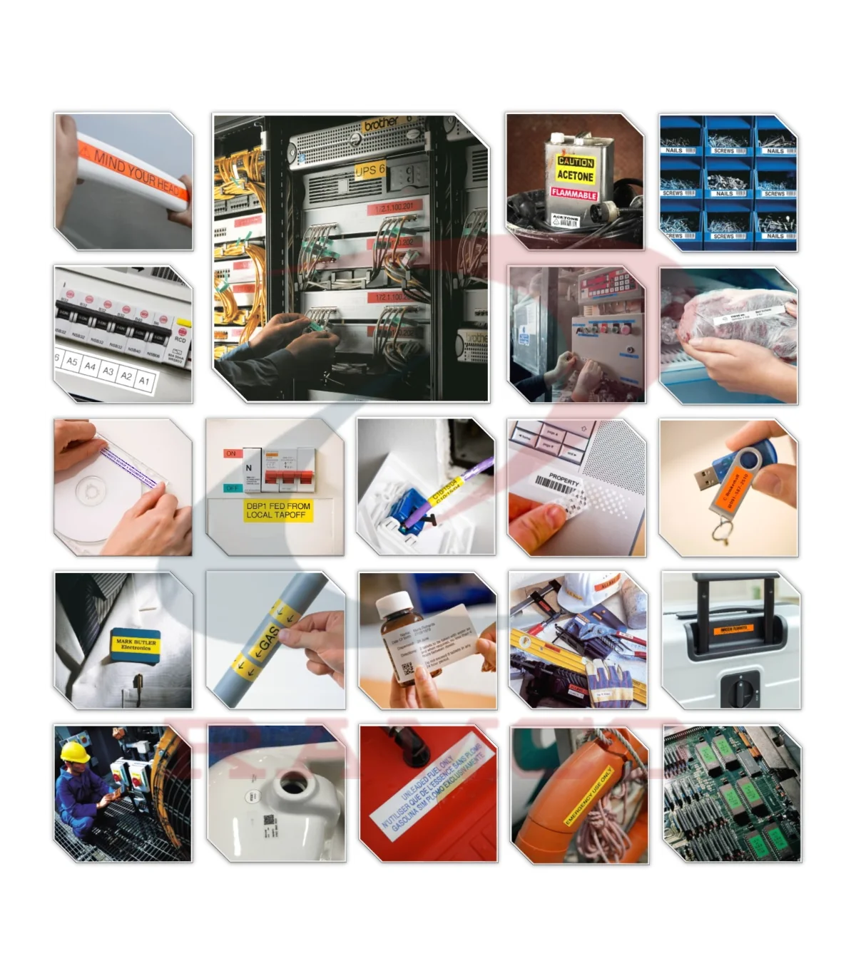 Nhãn HZe-S261 (TZe-S261), 36mm X 8m, Chữ đen - nền trắng | AIMO Việt Nam