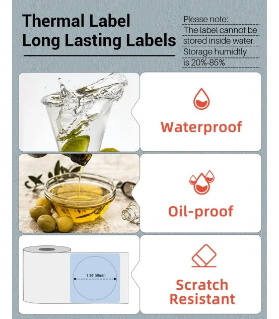 Nhãn Tròn 50 X 50mm, Màu Trong Suốt, KTR-5050-140TT | AIMO Việt Nam