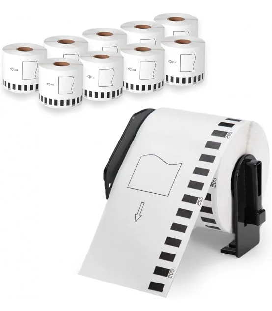 Nhãn film nhựa EK-22212 (DK-22212), 62mm x 15m, Trắng | AIMO Việt Nam