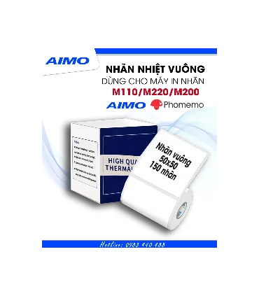 Nhãn giấy cho M110/M120 | AIMO Việt Nam