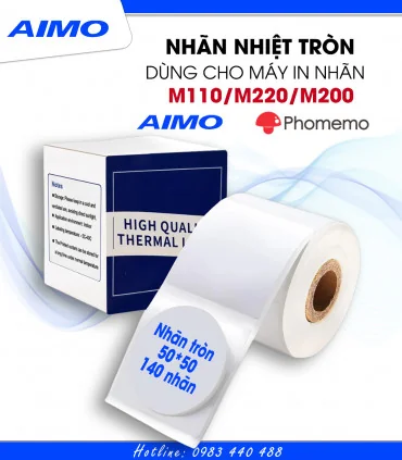 Nhãn giấy cho M110/M120 | AIMO Việt Nam