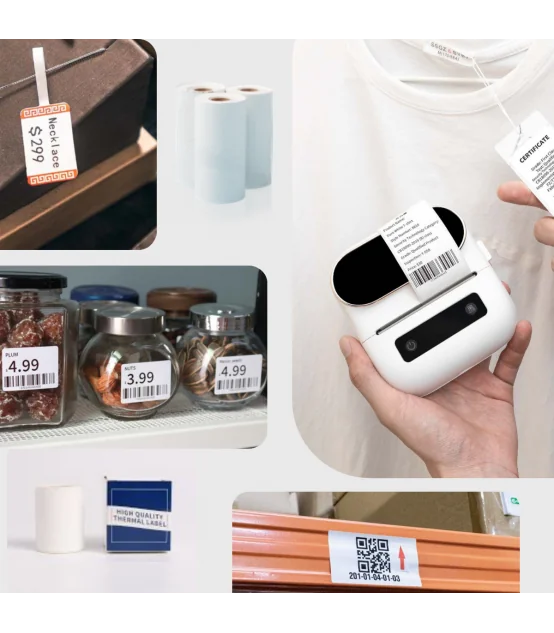 Máy in nhãn mini M220, Bluetooth, cầm tay di động | AIMO Việt Nam