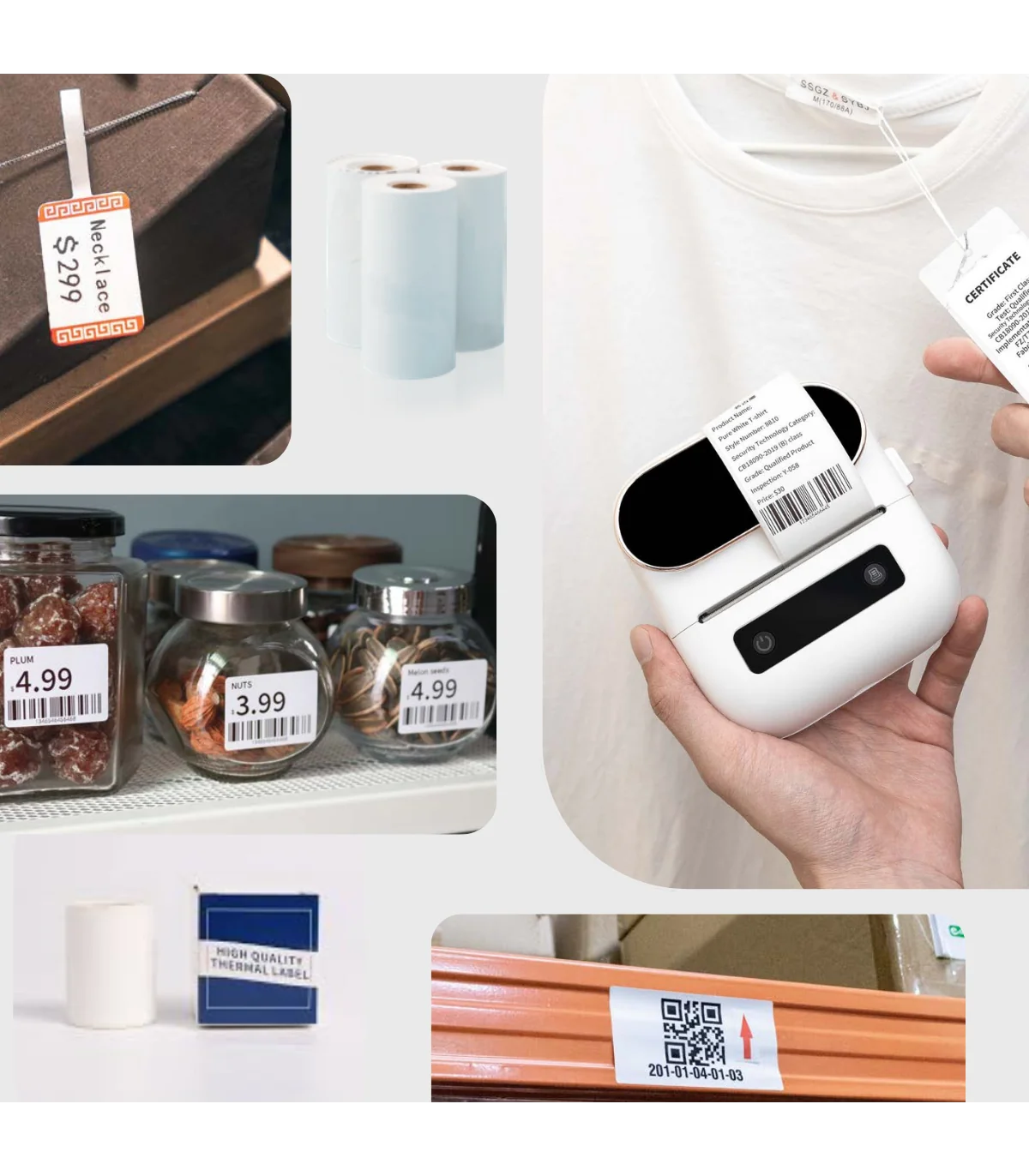 Máy in nhãn mini M220, Bluetooth, cầm tay di động | AIMO Việt Nam