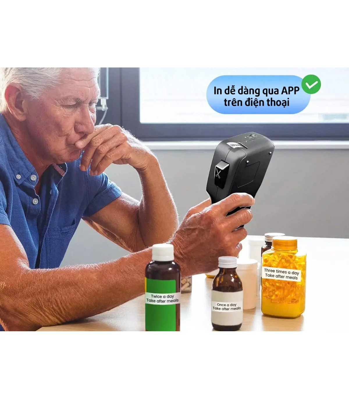 Máy in nhãn cầm tay LM2800 | AIMO Việt Nam