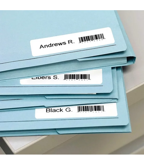 Ống co nhiệt Dymo DM-A18051, [6mm x 7m], Chữ đen nền trắng | AIMO Việt Nam