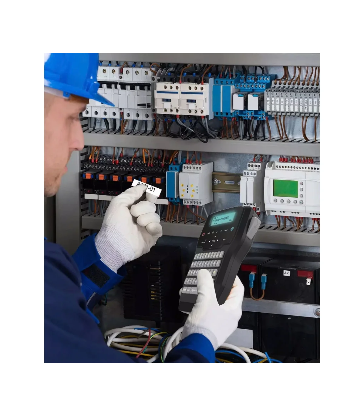 Dymo DM-A18488, [12mm x 7m], Chữ đen nền trắng | AIMO Việt Nam