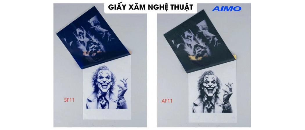 So sánh 2 loại giấy in hình xăm nghệ thuật AIMO: Giấy Thường và Giấy VIP